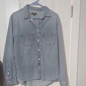 Quince Blue Button Down Shirt